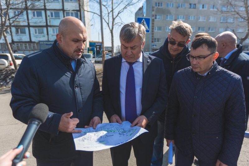 В Петропавловске-Камчатском начинается реализация национального проекта «Безопасные и качественные автомобильные дороги»
