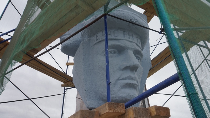 Заканчивается реконструкция монумента Славы пограничникам
