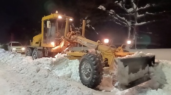 Выход техники в ночь на 1 февраля