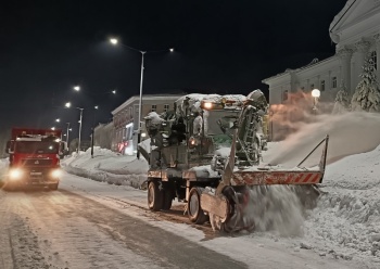 Дорожные работы в ночь на 23 февраля