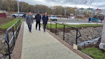 Глава города Евгений Беляев: Первая инклюзивная площадка в Петропавловске-Камчатском обретает итоговые очертания