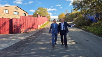 Евгений Беляев: В рамках программы развития «Город 20/30» по просьбе жителей благоустроен проезд к Храму святых апостолов Петра и Павла 