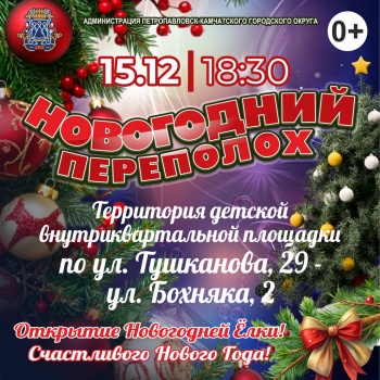 Открытие новогодних ёлок в микрорайонах продолжается