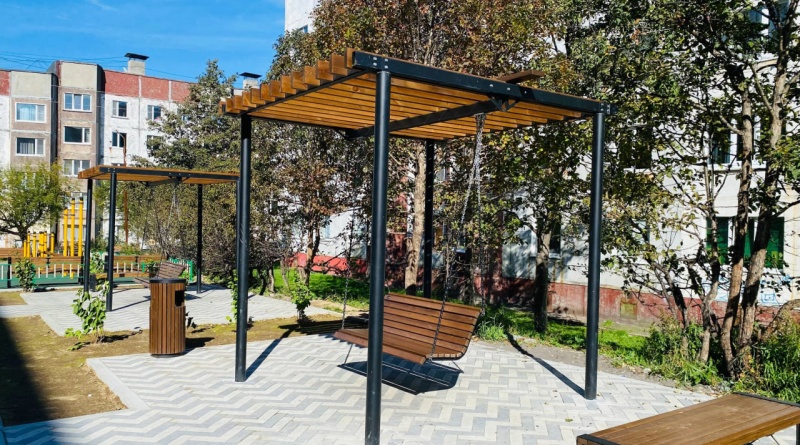 Благоустройство дворов Петропавловска-Камчатского в рамках федеральной программы