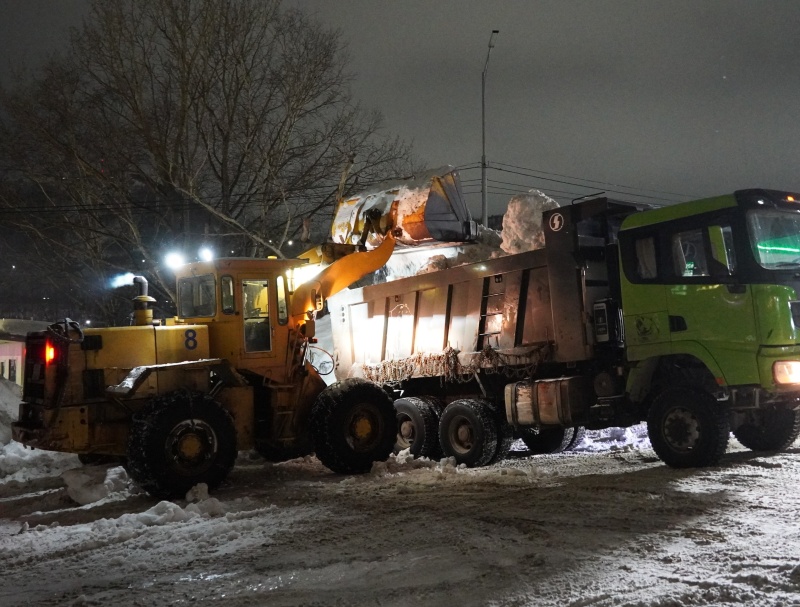 Дорожные работы в ночь на 18 февраля