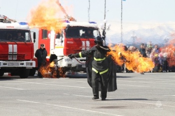 Жители и гости города увидят «пожарное» шоу, посвященное юбилею пожарной охраны России