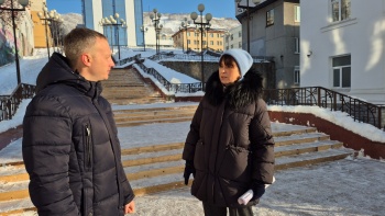 Глава города Евгений Беляев: Благоустройства лестничных переходов в историческом центре Петропавловска-Камчатского стало возможным благодаря участию жителей 