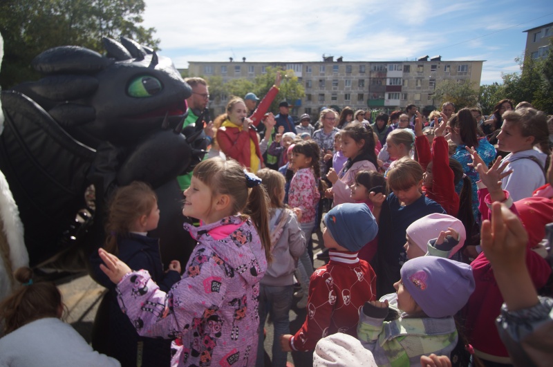 Детский праздник состоялся в Петропавловске-Камчатском на трех самых крупных площадках 